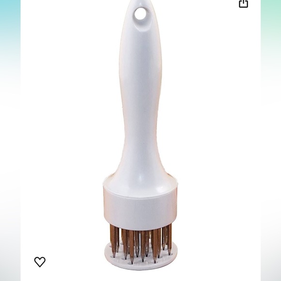 LEM Professional Meat Tenderizer Handheld Stainless Steel & White Plastic - Picture 6 of 8